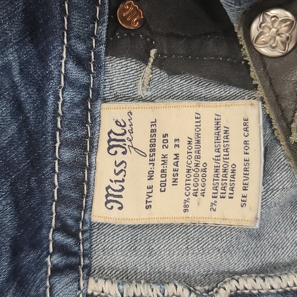 Miss Me Blue Straight Leg Jeans - Picture 9 of 13